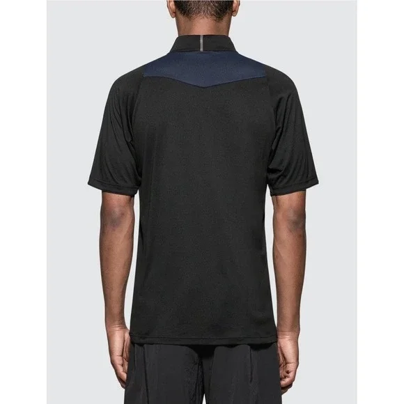 Oakley Enhance Mock 9.0 Men XL Short Sleeve 1/4 Zip Performance fit Shirt Black - Picture 2 of 4